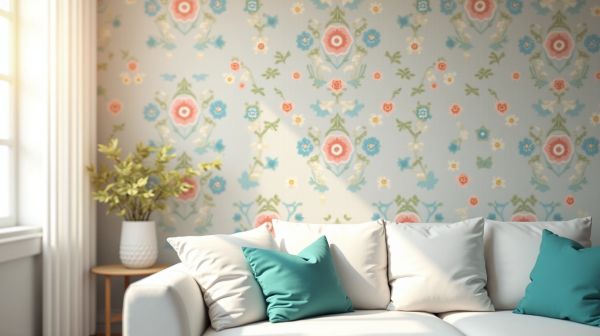Marier couleurs et motifs de papier peint pour une harmonie parfaite